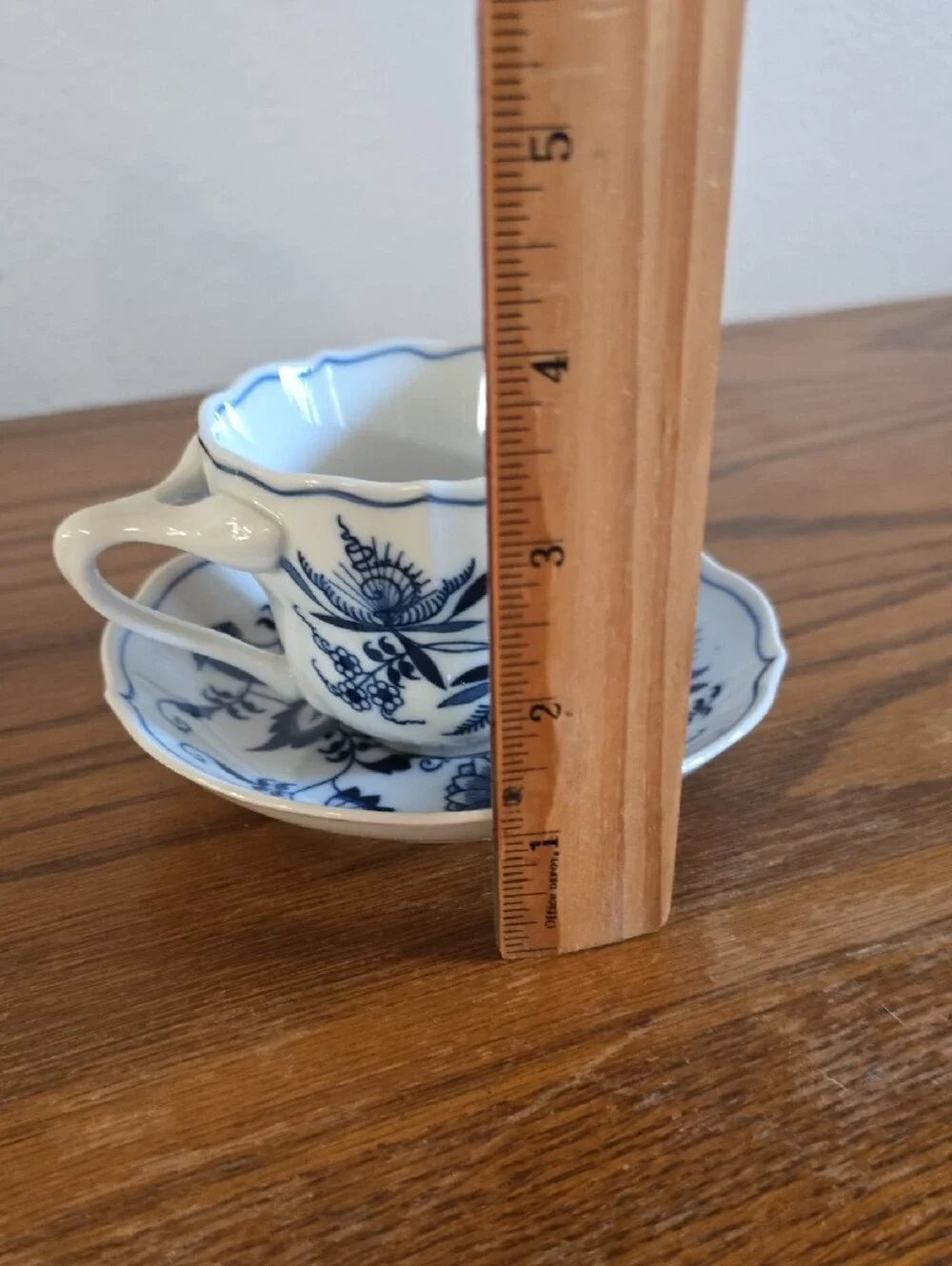 Vintage Blue Danube Tea Cup and Saucer Tote 15